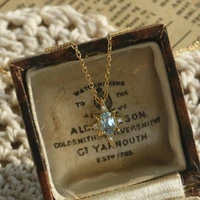 14k gold necklace white diamond pendants for women bijoux femme collares joyas natural pierscionki bizuteria gemstone pendant