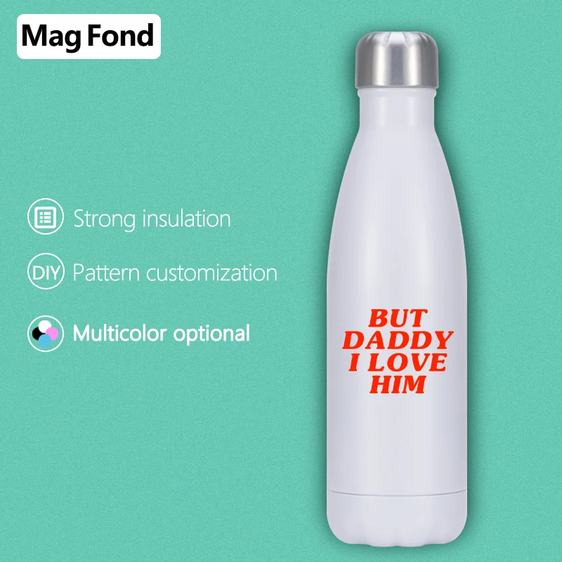

harry style 500ML Stainless Steel Water Bottle Double-Wall Vacuum Flask BPA Thermos for Sport Hiking Coffe Keep Hot/Cold Bowling