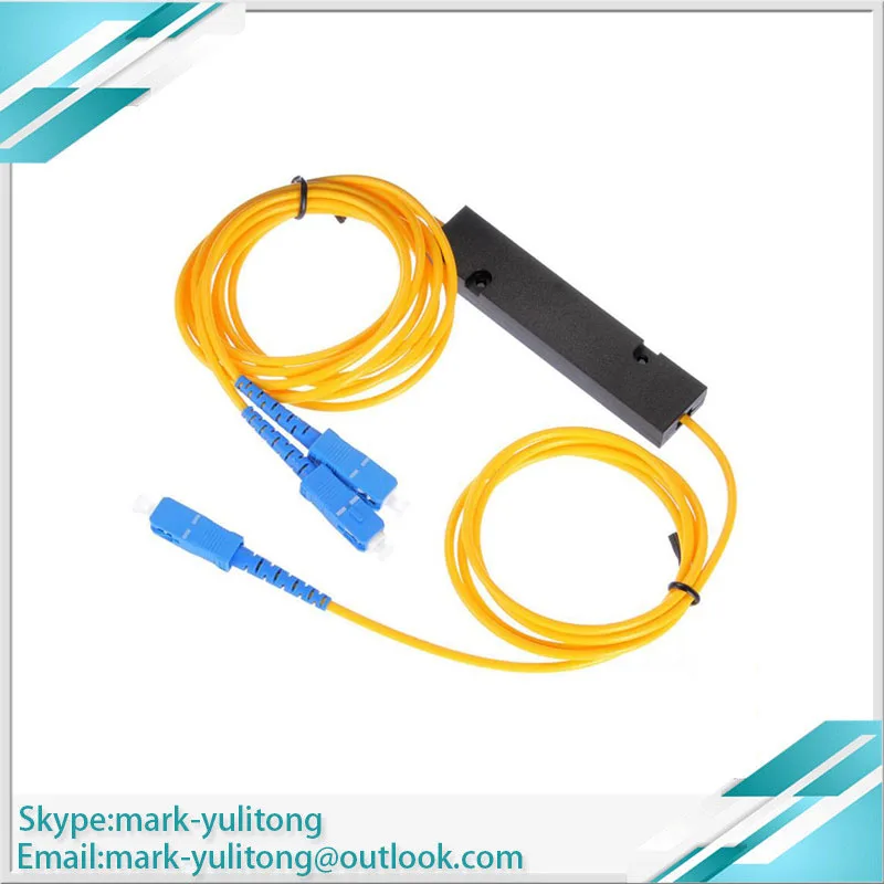 

FTTH 1X 2 оптический патч-корд коробка передач для высокочастотной связи по проводам ЛЭП одиночный режим распределитель SC Оптическое волокно (1 шт.) 2 одиночного режима коробка передач для высокочастотной связи по проводам ЛЭП