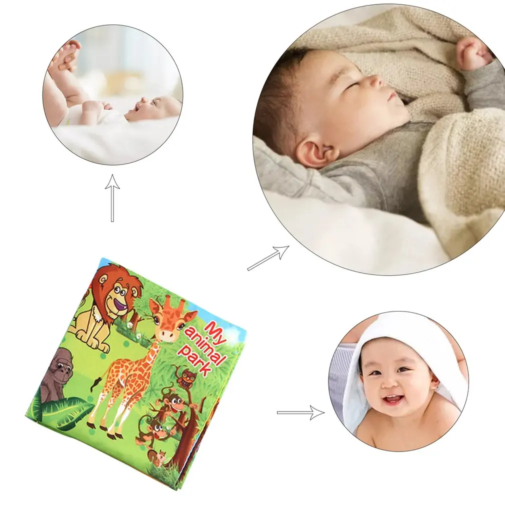 Baby Rattles Mobiles Toy Soft Animal Cloth Book Newborn Stroller Hanging Toy Bebe Early Learning Educate Baby Toys 0 12 Months