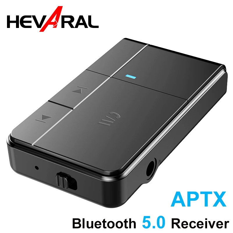 

HEVARAL, беспроводной автомобильный комплект, адаптер, Bluetooth 5,0, аудио приемник, громкая связь, вызов с 3,5 мм, AUX Jack, стерео музыка для автомобильно...