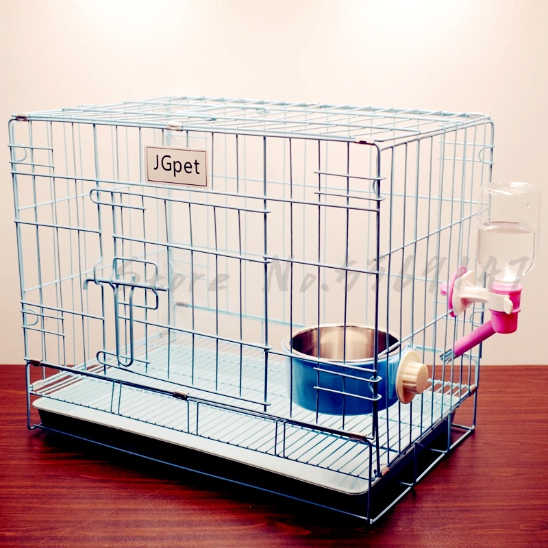 Клетка для собаки Тедди с туалетом Толстая Складная комнатная универсальная