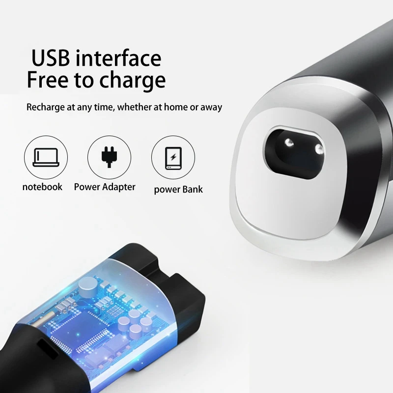 

6 in 1 Hair Clippers Rechargeable Cordless Clippers Hair Trimmer Beard Shaver Electric Haircut Kit for Men