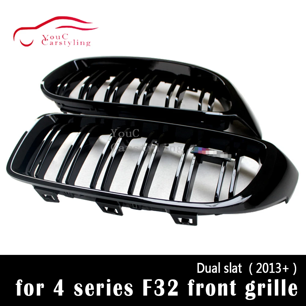 Передняя решетка для BMW 4 серии F32 F33 F36 M3 F82 M4 F83 2014 + 428i 435i | Автомобили и мотоциклы