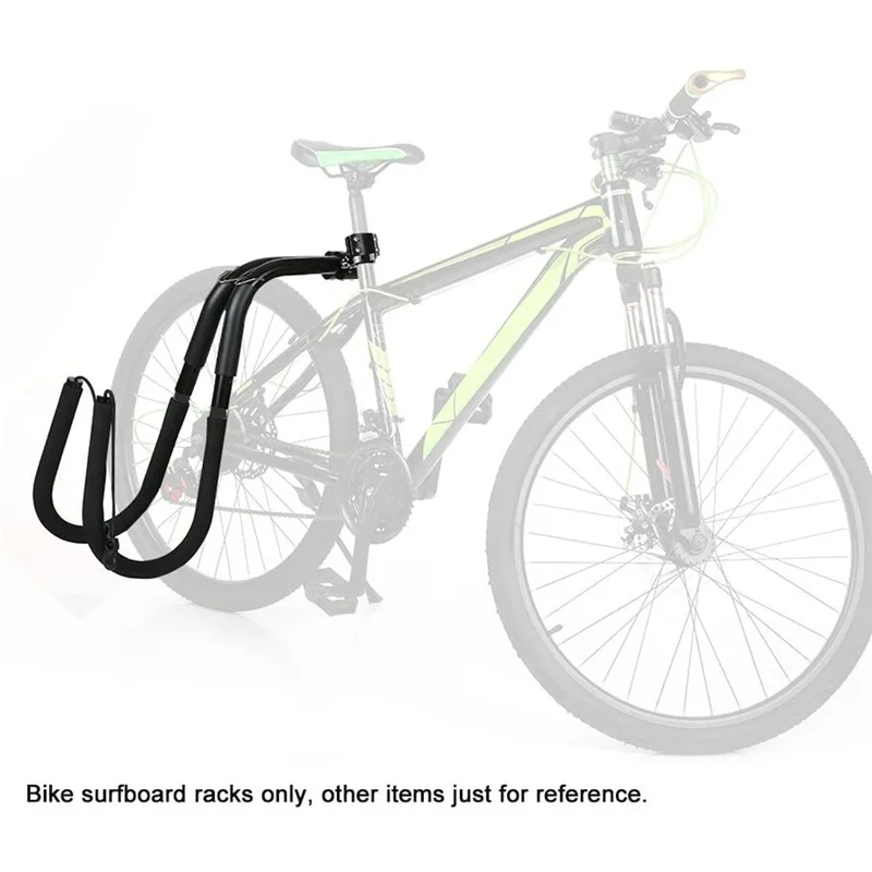 

Bike Surfboard Rack Bicycle 8-inch Surfboard 25-32mm Wakeboard Bike Holder Surfing Carrier Bicycle Carrier Mount To Seat Posts