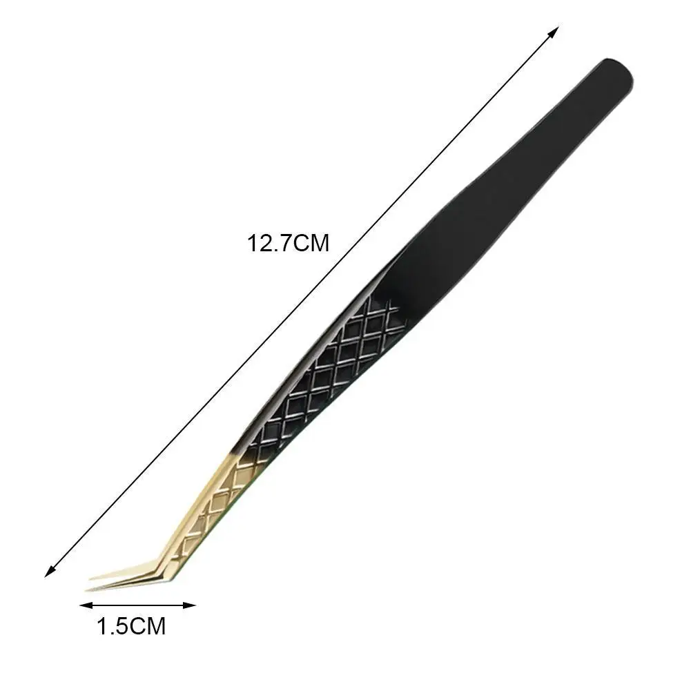 

Steel Eyelash Tweezers Eyebrow Tweezers False Eyelash False Tools Tools Nail Tool Eyelashes Art Accessories Makeup J6A4