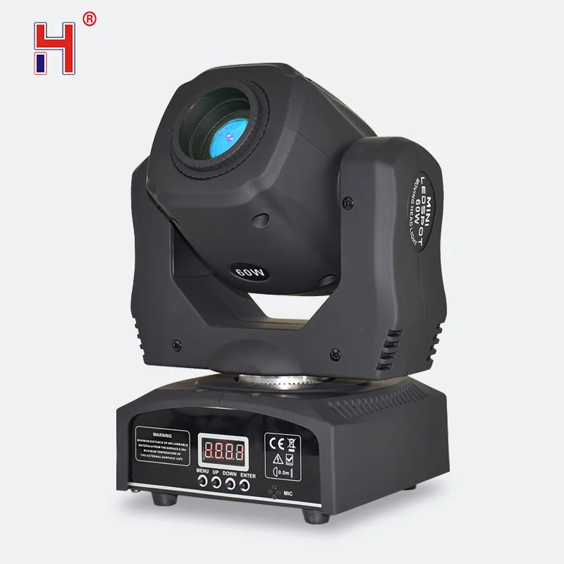 Moving Head Mini Spot Led 60 Вт Dj освещение для вечерние дискотеки Dmx сценический эффект