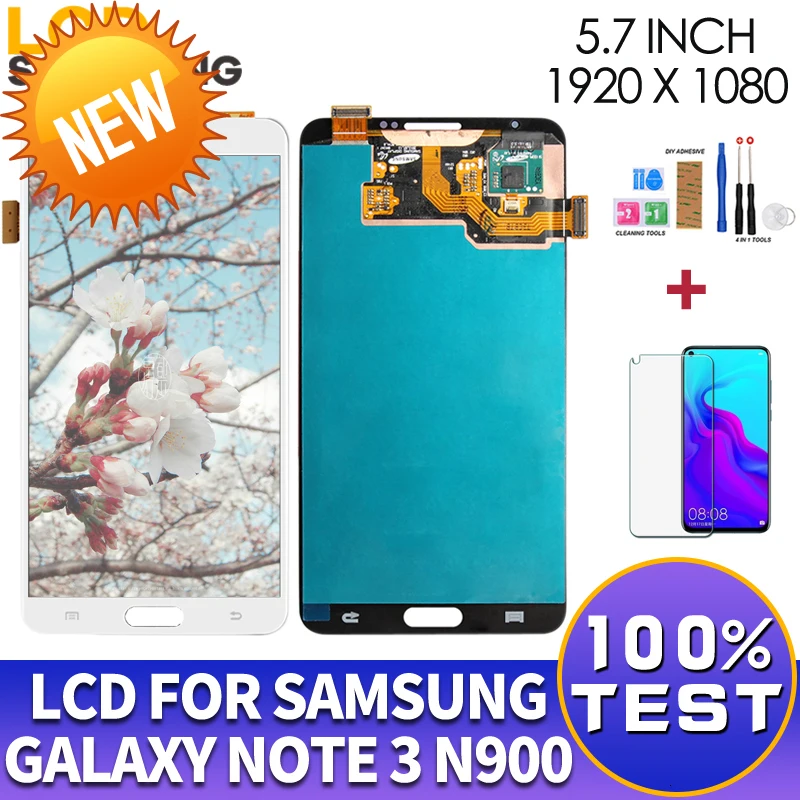 5 7 дюймов для samsung Galaxy Note 3 N900 ЖК-дисплей N9005 N900A N900T сенсорный экран дигитайзер в