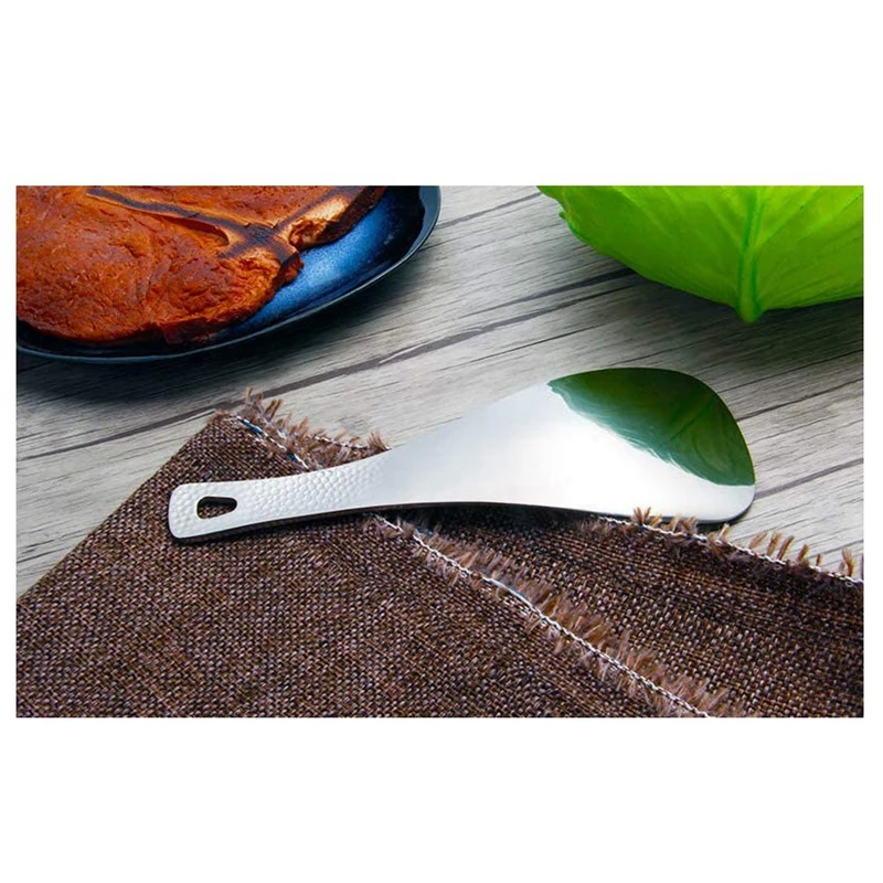 

Outdoor Titanium Rice Spoon Scoop Home Kitchen Cooking Spatula for Camping Hiking Picnic