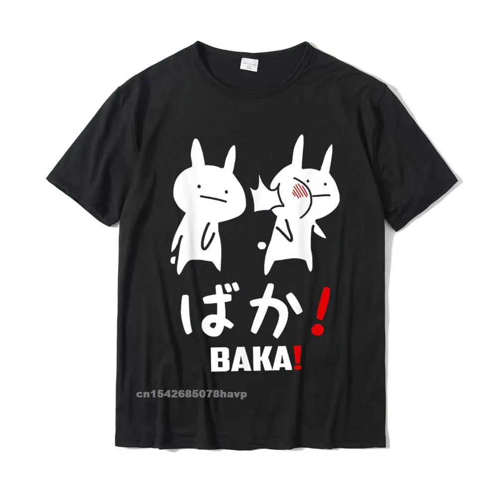 

Funny Anime Baka Rabbit Slap Japanese Gift T-Shirt T-Shirt Simple Style Cotton Men's Tops & Tees Summer Faddish Top T-Shirts