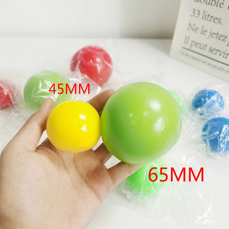

Stick Wall Ball Stress Relief Toys Sticky Squash Ball Globbles Decompression toy Sticky Target Ball Catch Throw Ball kids Toys