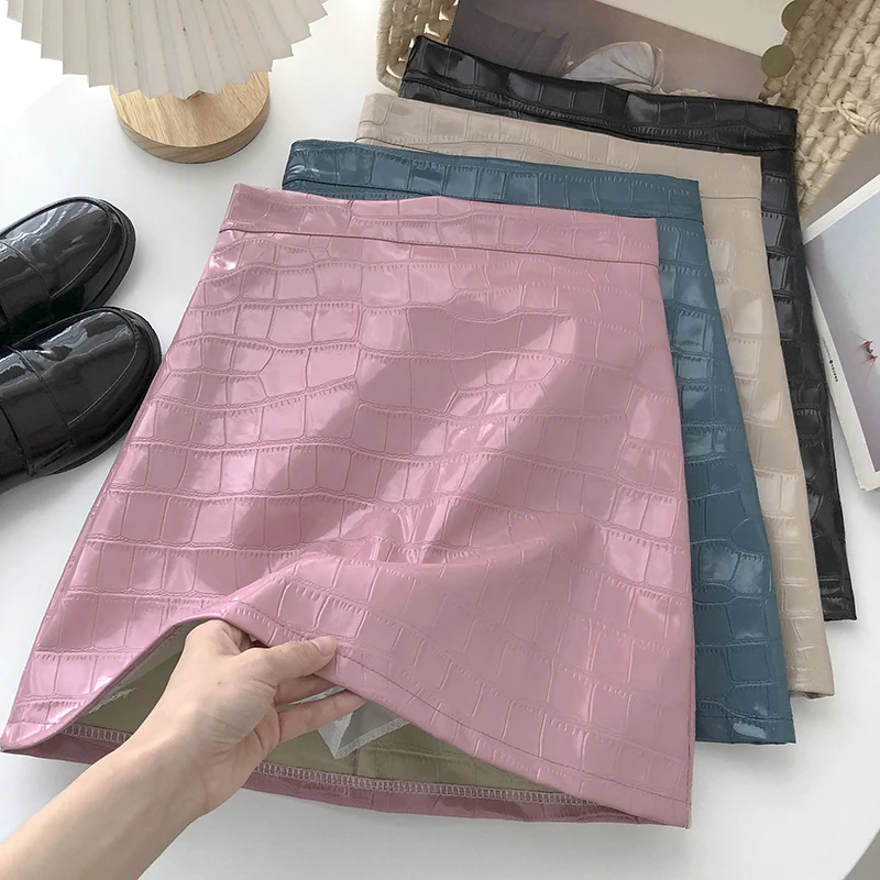 Юбка-трапеция Женская яркая с завышенной талией