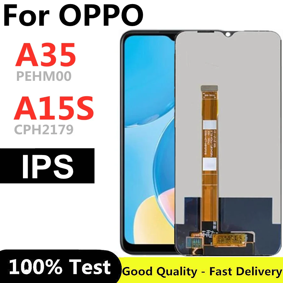 

Для замены ЖК-дисплея OPPO A15S CPH2179 A35 PEHM00 6,52 дюйма
