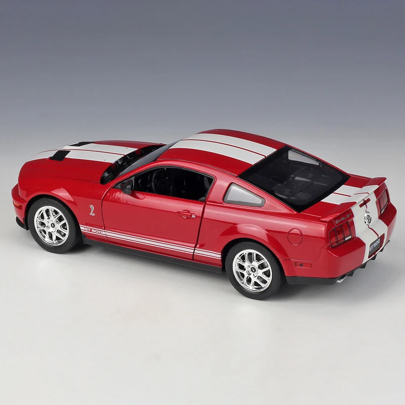 Welly 1:24 оригинальная коробка 2007 Мустанг Шелби кобра GT500 литая под давлением модель