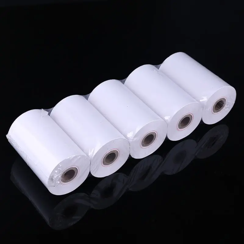 

80x50mm 3 1/8" x 70' Thermal Paper 5 Rolls for POS Cash Register Receipt Paper for POS Thermal Printer