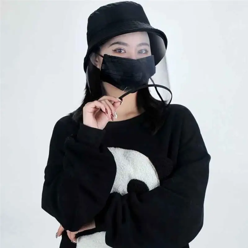 Прозрачная пластиковая защитная крышка для лица 1 шт. защита от слюны прозрачная