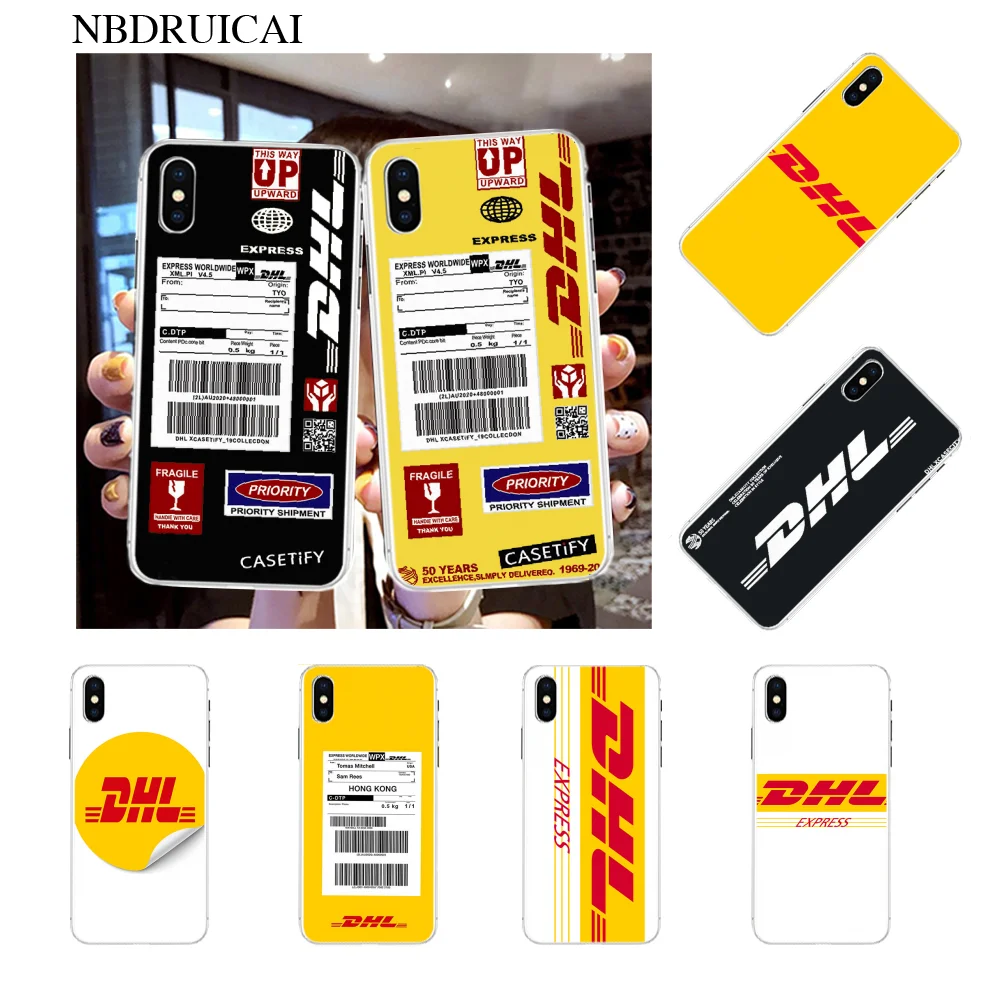NBDRUICAI Dhl экспресс чехол для телефона iPhone 11 pro XS MAX 8 7 6 6S Plus X 5S SE XR | Мобильные телефоны