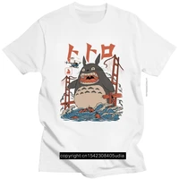 funny attack shirt men cotton miyazaki hayao anime t shirt short sleeve studio ghibli tee printed tshirt