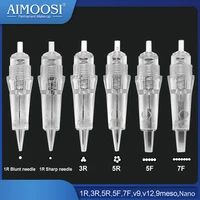 15pcslot needle cartridge for aimoosi a5 digital tattoo machine permanent makeup 1r3r5r5f7fv9v129mesonano to choose