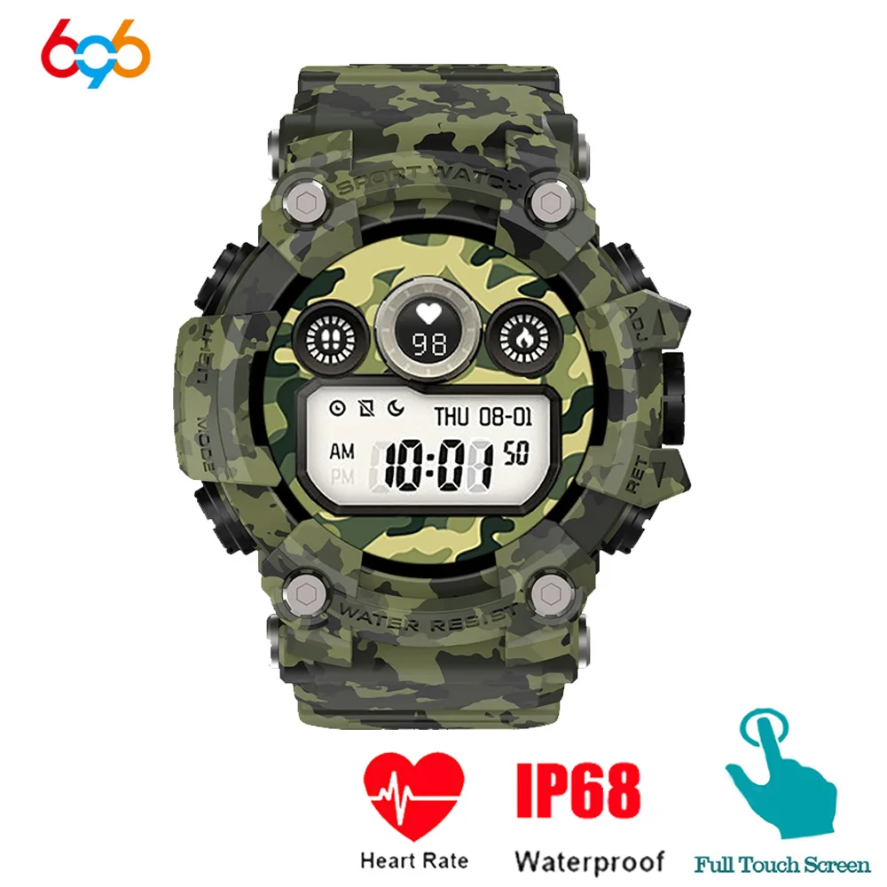 

696 TRDT6 Smart Watch 2020 Newest Fitness Tracker Heart Rate Monitor Blood Pressure IP68 Waterproof T6 Smartwatch Sports for IOS