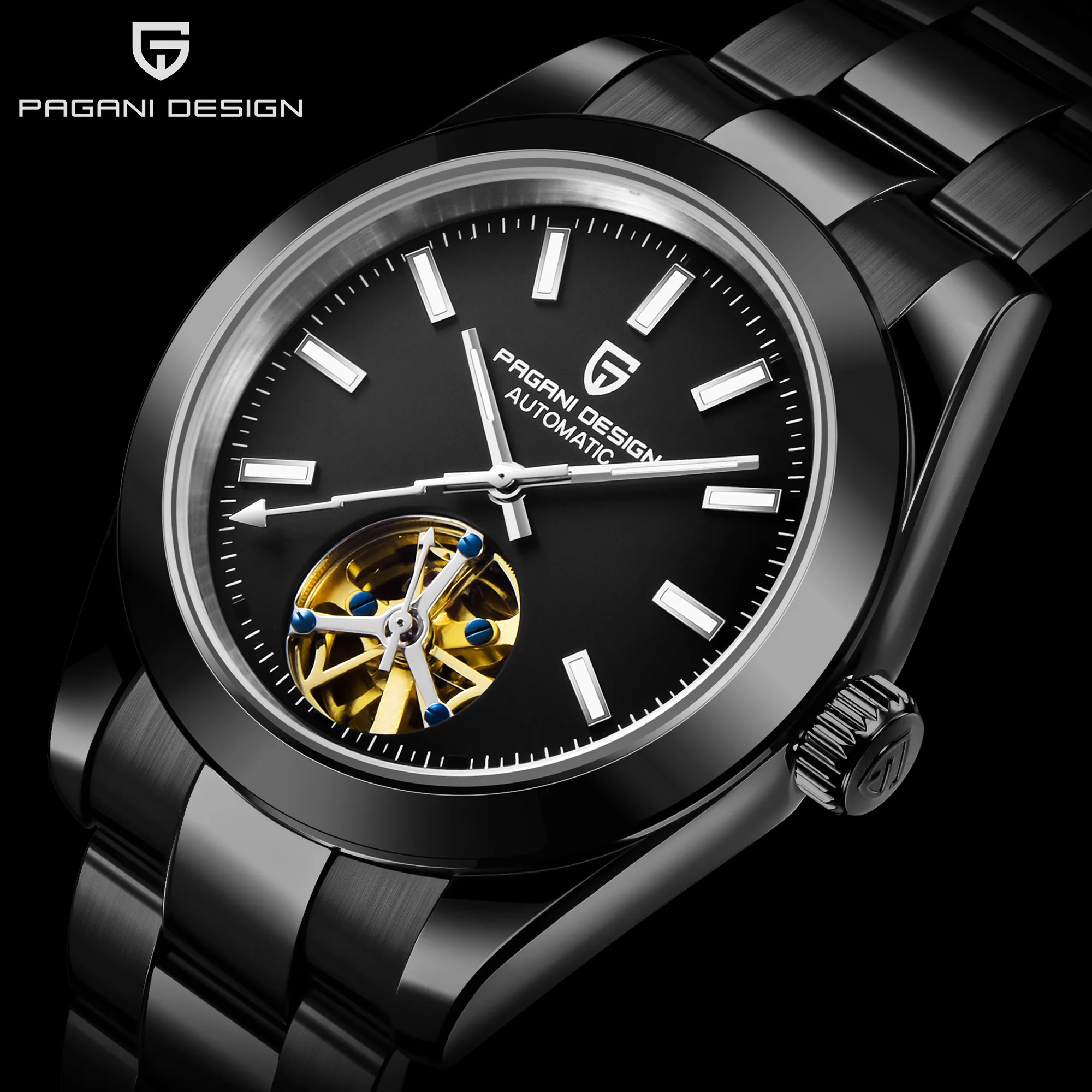 Часы PAGANI Design Мужские автоматические брендовые деловые водонепроницаемые