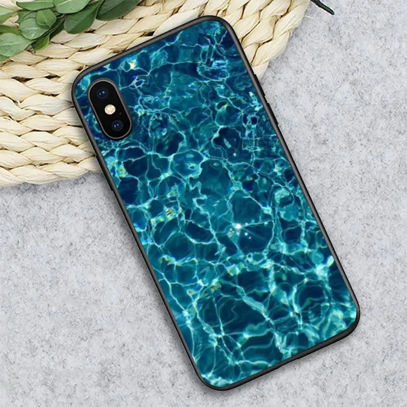 

Blue sea waves beach Phone Case for iPhone 11 12 pro XS MAX 8 7 6 6S Plus X 5S SE 2020 XR mini