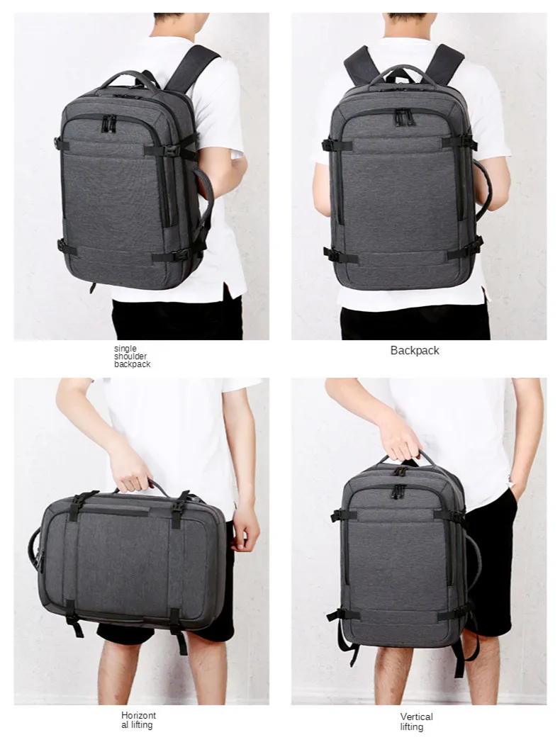 

NEW Men Business Backpacks School Bag Large Capacity Laptop Backpack Anti-theft Travel Bags USB Charging Backpack HOT Mochila