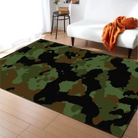 modern living room carpet camouflage 3d rugs for bed room boys kids play mat flannel anti slip bathroom kitchen area rug doormat