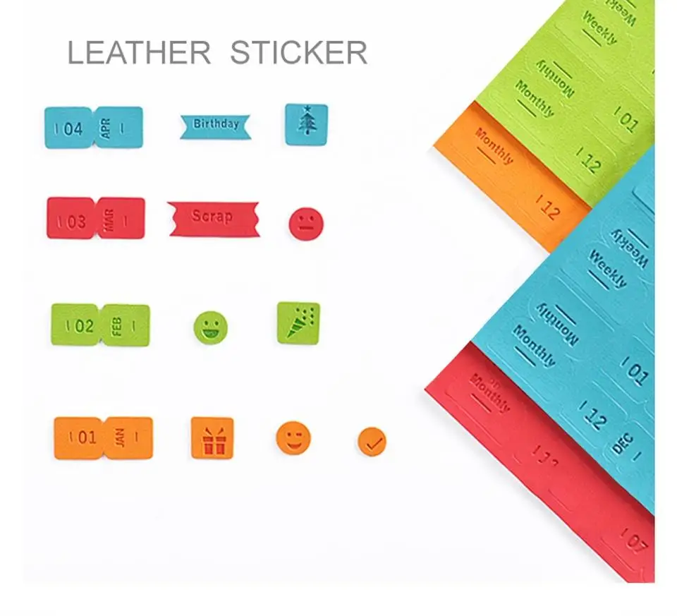 3 шт./компл. Kawaii кожаная бумага для заметок клейкая Канцтовары наклейки с