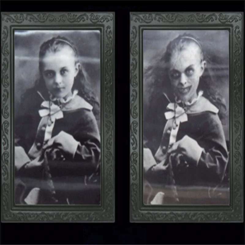 ✅3D фоторамка с изображением призрака сменный портрет ужаса фотография