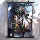 Меч искусство онлайн если Аниме Манга настенный плакат свиток