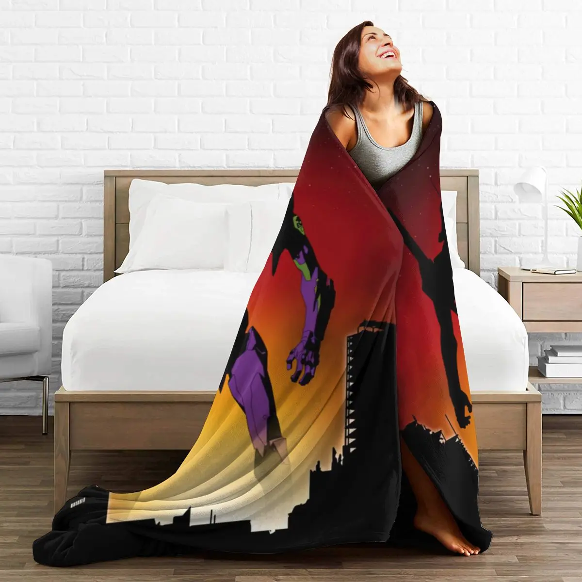 

3D Cartoon Sherpa Blanket Warm Super Soft Flannel Office Nap Bedspread Sofa Bedding Plush Quilt Plaids 300698932