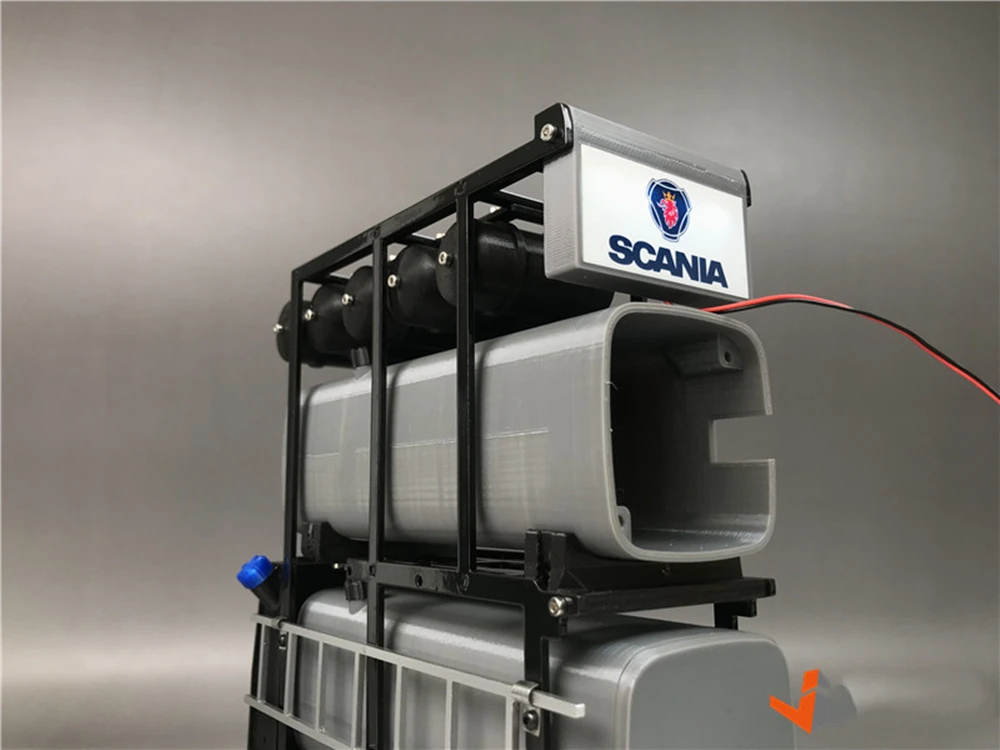 Тамия трактор оборудование стойки SCANIA R620 Rc грузовик 6X4 тяжелый буксировочный 1:14