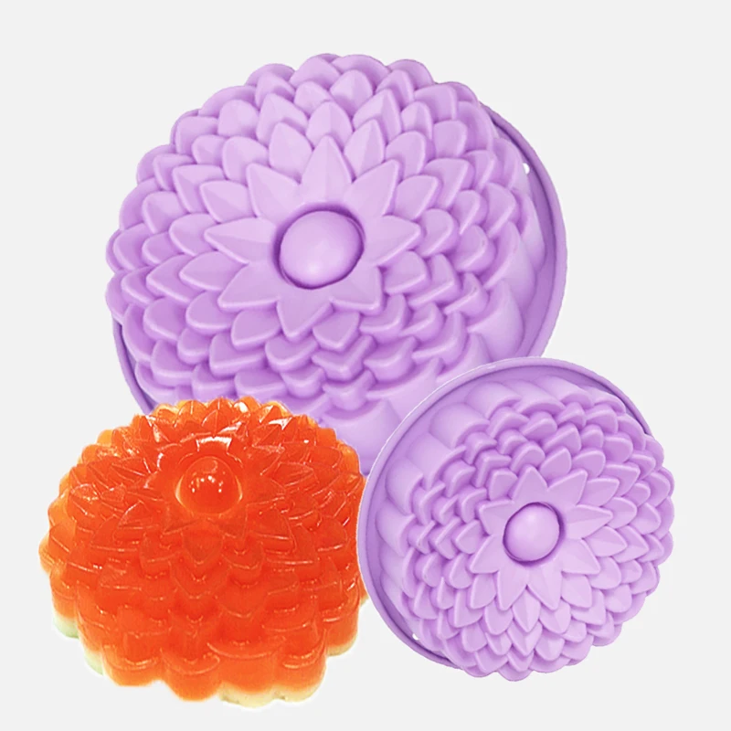 Форма для цветов силиконовая форма выпечки DIY Фиолетовый 3D Хлеб Кондитерская