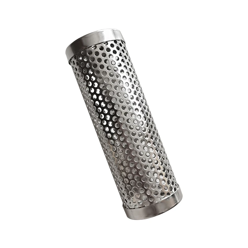 

High Quality 6 In Pellet Smoker Tube Stainless Steel Grill Smoker Grill Perforated Mesh Smoker Filter Gadget Hot Cold Smoking