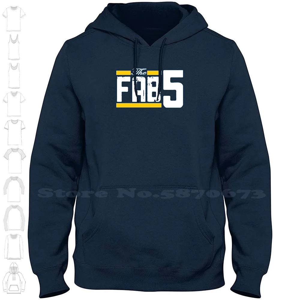 (Forever) потрясающая Толстовка с длинным рукавом Fab 5 Fab5 Five Ann Arbor баскетбольный мяч