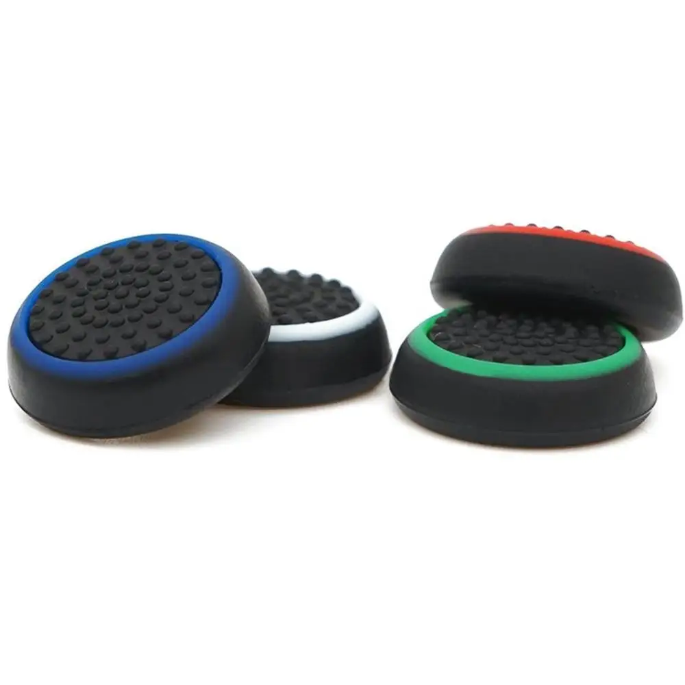 

4 PCS Thumb Stick Grips Caps For PlayStation 4 PS4 Pro Slim Silicone Analog Thumbstick Grips Cover For Xbox One PS4 Accessories