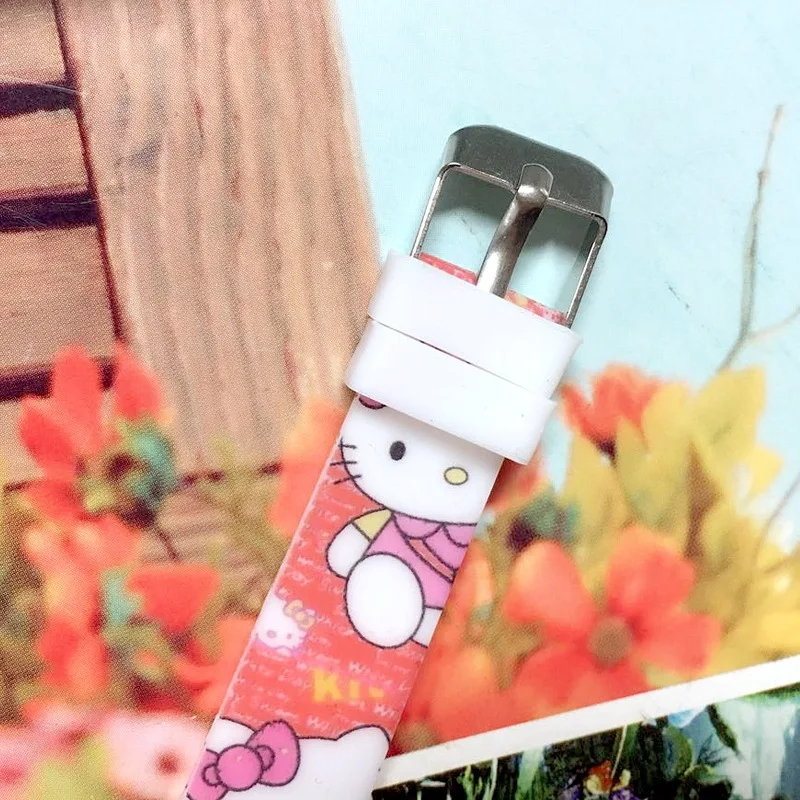 

2021 KT cat Printing Silicone Band Children's Watch Girl Cute New Quartz Watch Non-Waterproof Cartoon Watch LISM