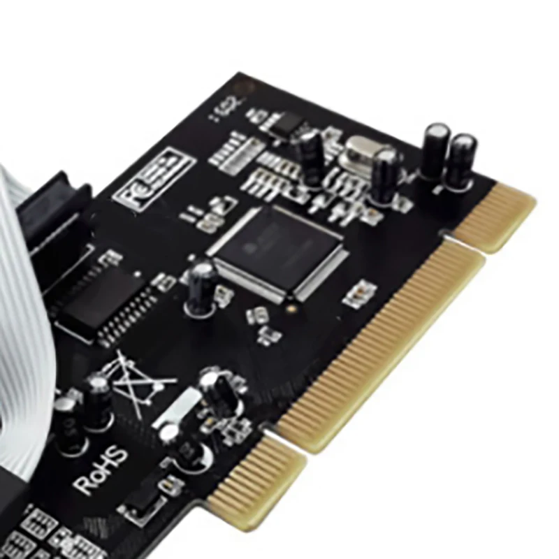 

PCI 2S Serial Port Card DB-9 Pin Serial Industrial Communication COM Port Expansion Card for PC