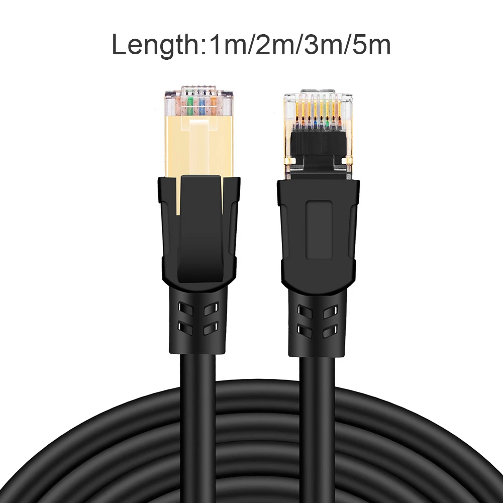Cat8 RJ45 Ethernet кабель 2 ГГц модем маршрутизатор ПК LAN сети Интернет Патч корд провода