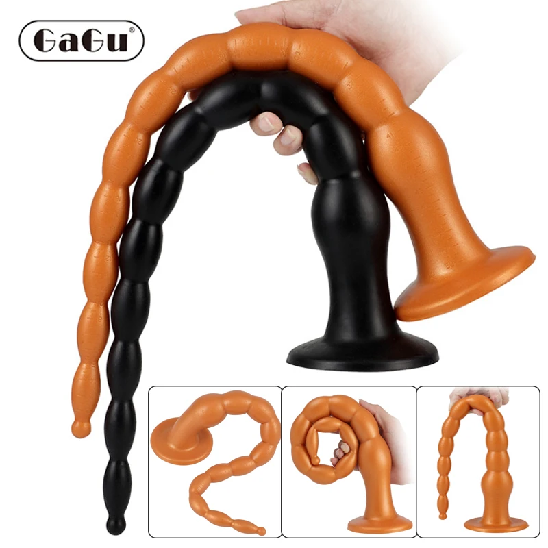 GaGu 53 см длинная Анальная пробка фаллоимитатор взрослые секс-игрушки для мужчин