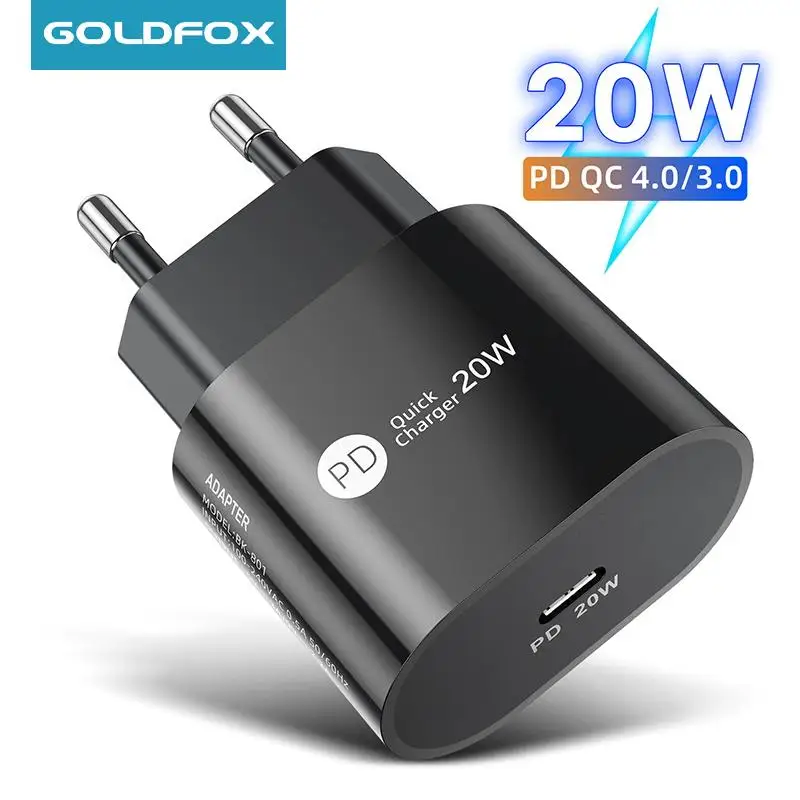 

Quick Charge 3.0 PD Charger 20W/18W Fast USB Charger Power Adapter Mini Portable Phone Charger For iPhone Samsung Xiaomi Huawei