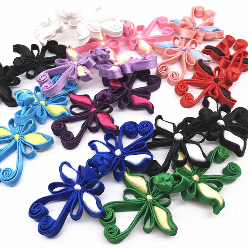 1 пара плетеные пуговицы в виде ласточкиного хвоста|Пуговицы| |