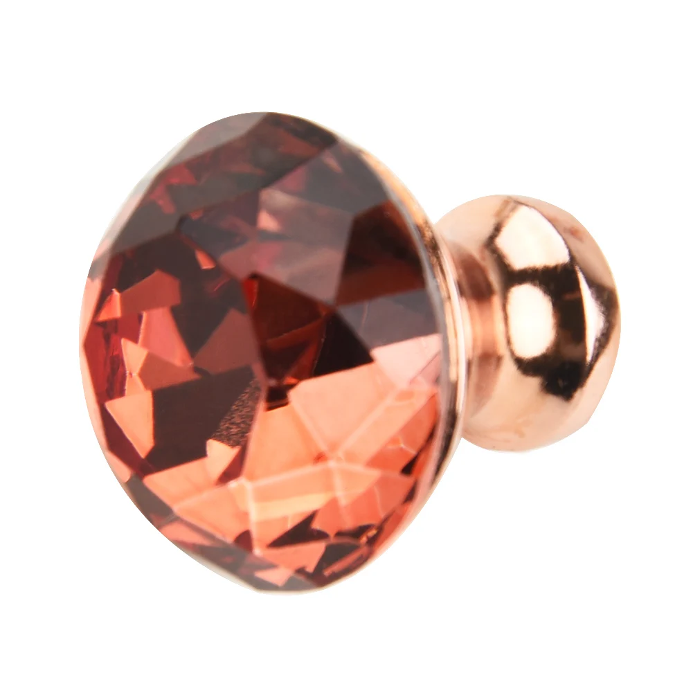 

12pcs Crystal Cabinet Drawer Door Knob DIY Unique Color Pull Handle Rose Gold GDSGwergrew QAEGFWSRgrwees