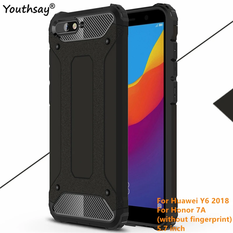 huawei Y6 2018 чехол на Huawei Heavy Duty Fundas 5.7&quot для телефона крышка Honor 7A чехлы honor 7a Europe