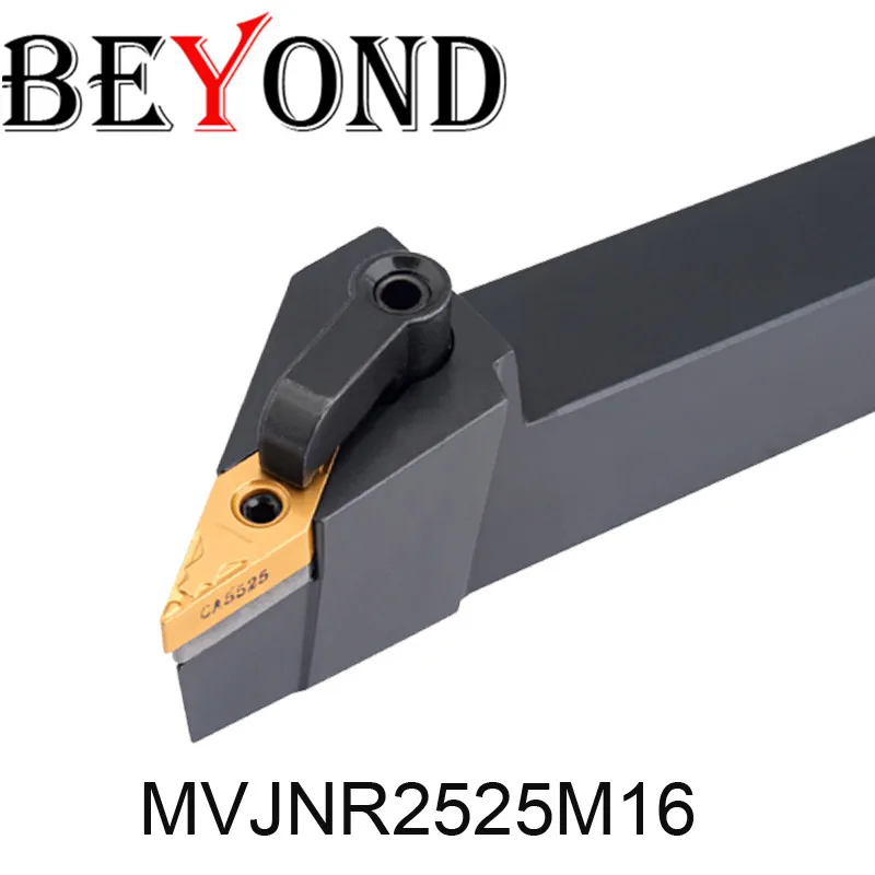

BEYOND MVJNR MVJNR2525M16 MVJNL2525M16 25mm Lathe Cutter External Tool Turning Holder CNC Carbide Inserts Blade VNMG 160404