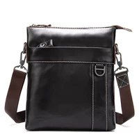 mj shoulder bag genuine leather messenger bag real leather male bags solid crossbody handbag high capacity purses for men