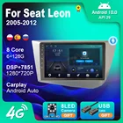Автомагнитола с GPS-навигацией для Seat Leon 2 MK2 2005-2012 аудио Android мультимедийная Автомагнитола видео DVD плеер стерео DSP