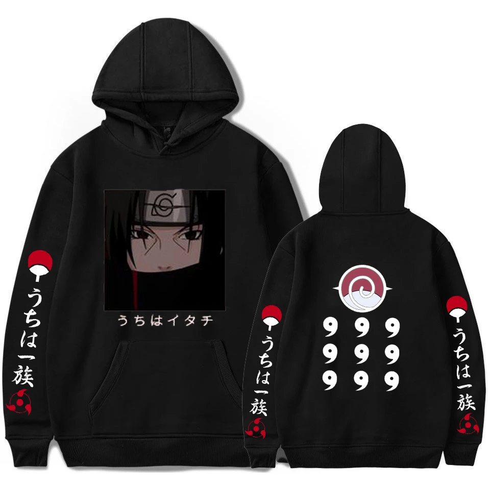 

Men Hoodie Kakashi Anime Hoodies men/womens Sweatshirts Hip Hop Fashion Streetwear Clothes Casual Sasuke boy's Hooded Jacket