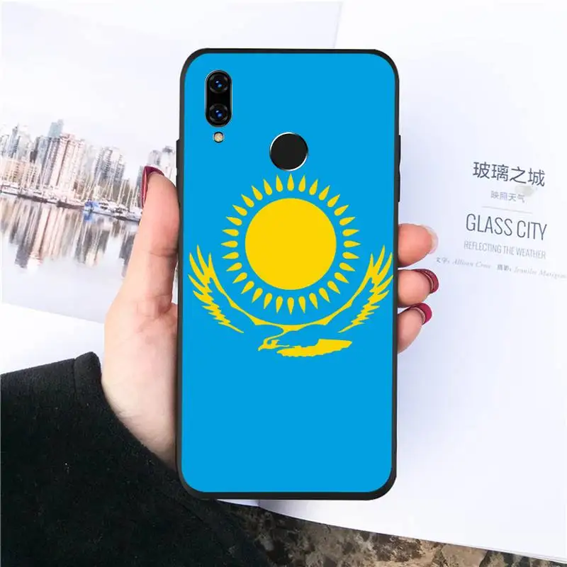 

Kazakhstan flag Phone Cases For Huawei honor Mate P 10 20 30 40 Pro 10i 9 10 20 8 x Lite Luxury brand shell funda coque